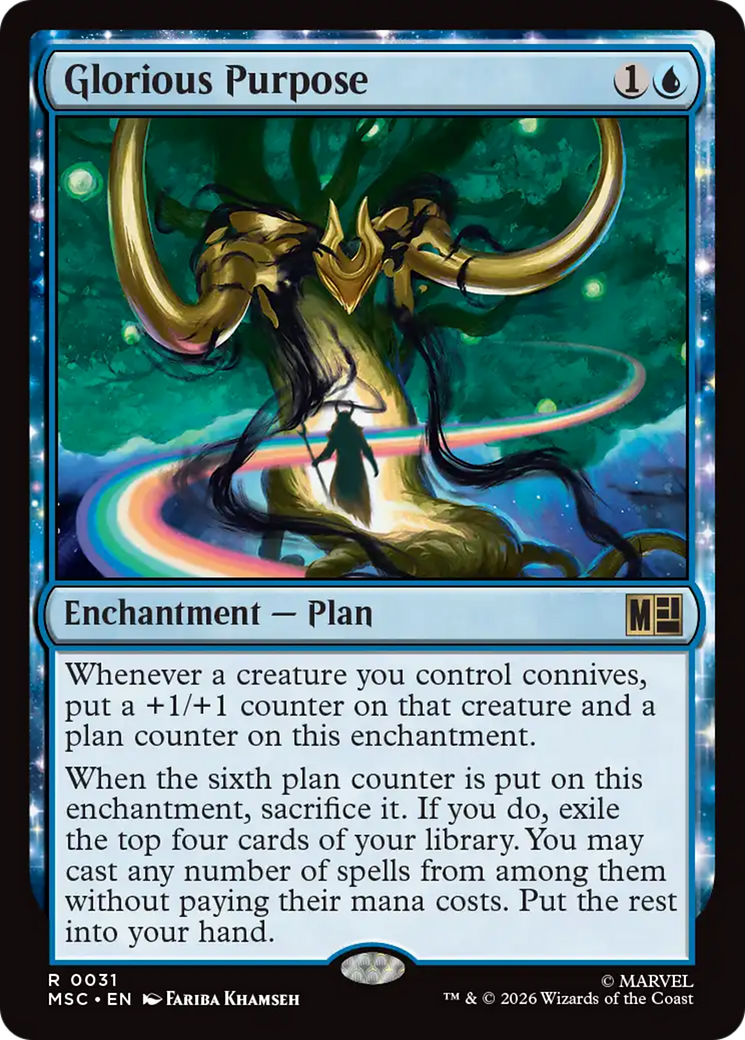Glorious Purpose (Surge Foil) [Marvel Super Heroes Commander] | Shuffle n Cut Hobbies & Games