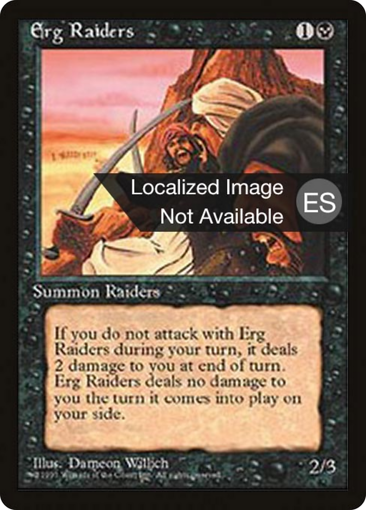 Erg Raiders [Fourth Edition Foreign Black Border] | Shuffle n Cut Hobbies & Games