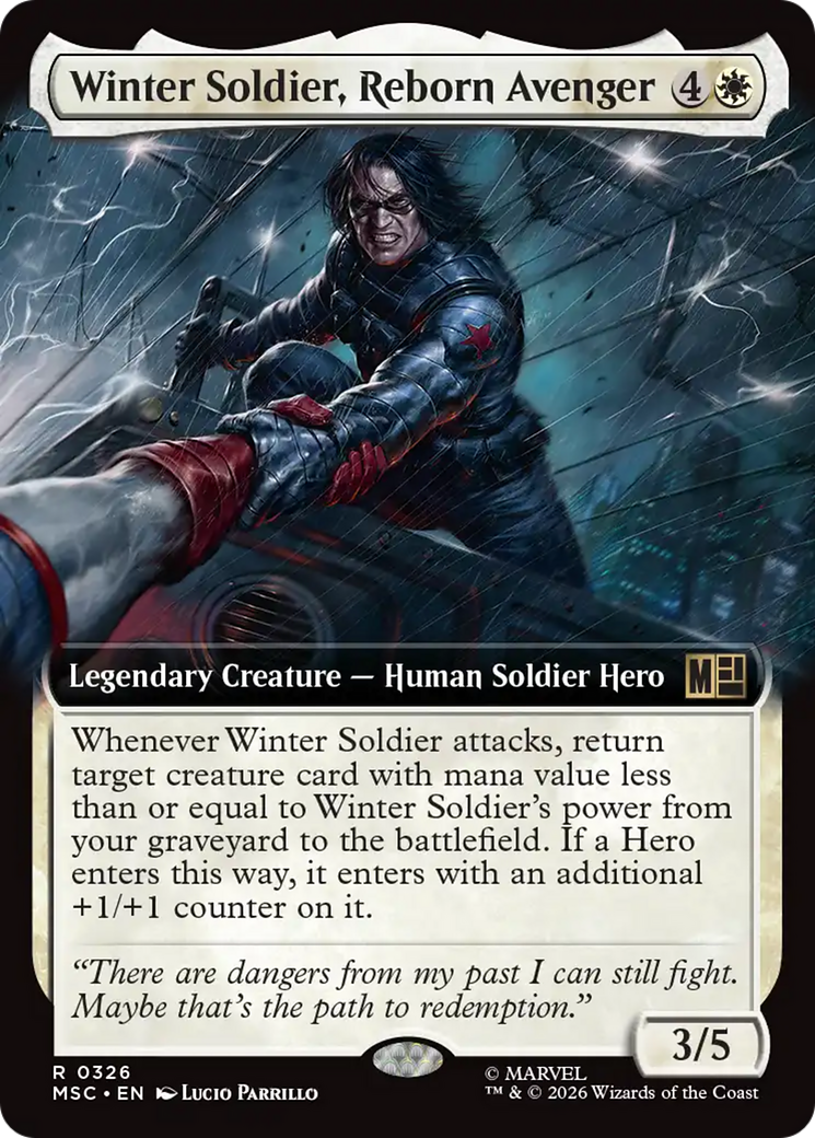 Winter Soldier, Reborn Avenger (Extended Art) [Marvel Super Heroes Commander] | Shuffle n Cut Hobbies & Games