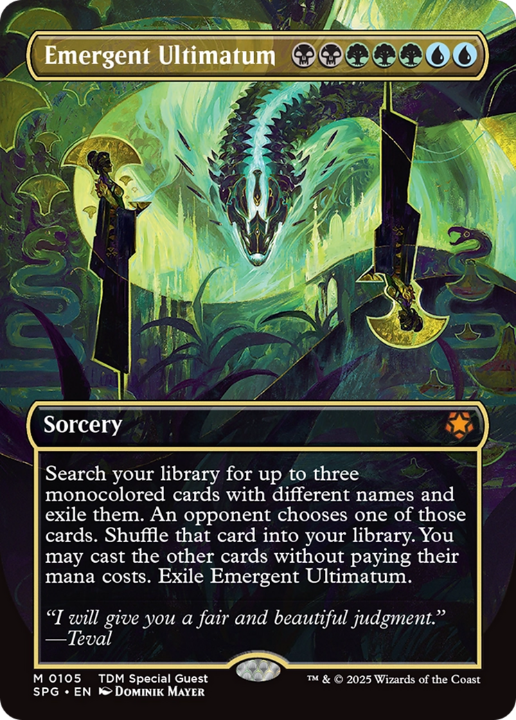 Emergent Ultimatum (Borderless) [Tarkir: Dragonstorm Special Guests] | Shuffle n Cut Hobbies & Games