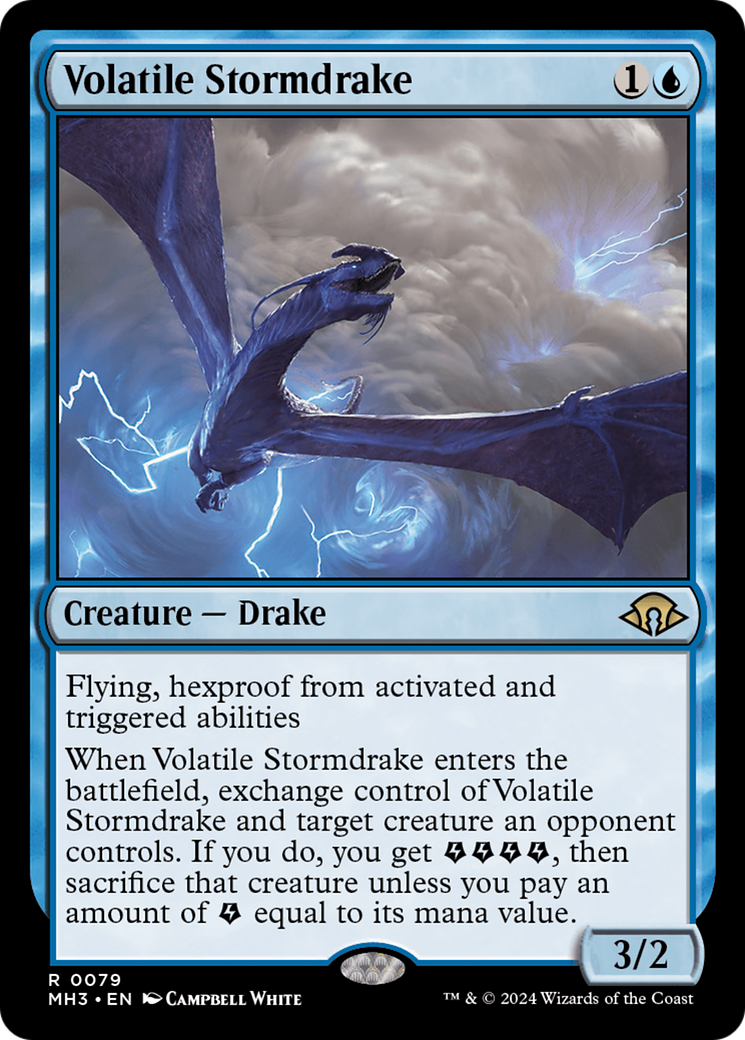 Volatile Stormdrake [Modern Horizons 3] | Shuffle n Cut Hobbies & Games