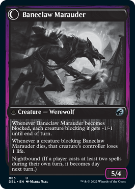 Baneblade Scoundrel // Baneclaw Marauder [Innistrad: Double Feature] | Shuffle n Cut Hobbies & Games