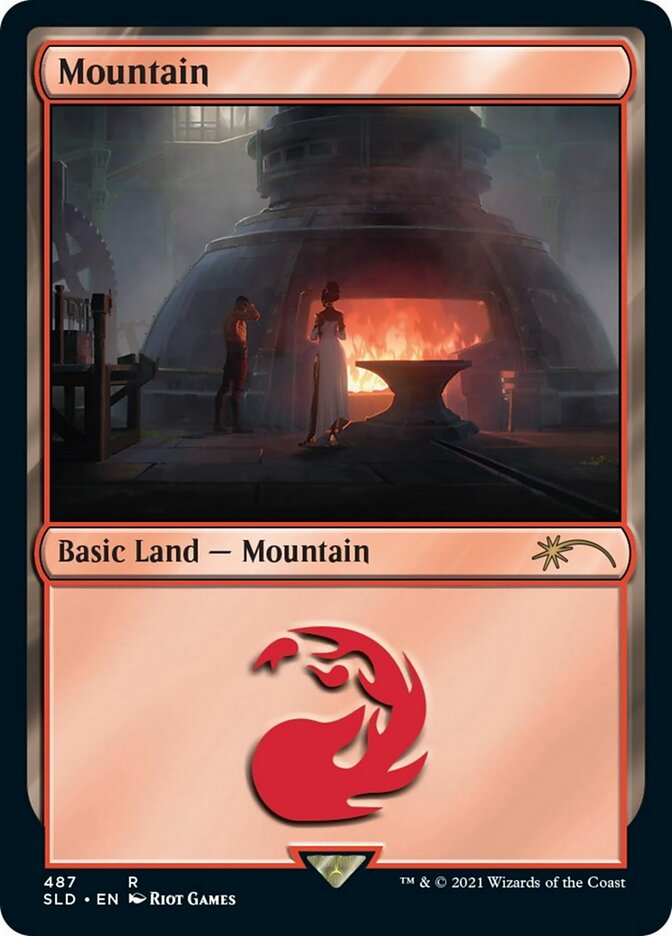 Mountain (487) [Secret Lair Drop Series] | Shuffle n Cut Hobbies & Games