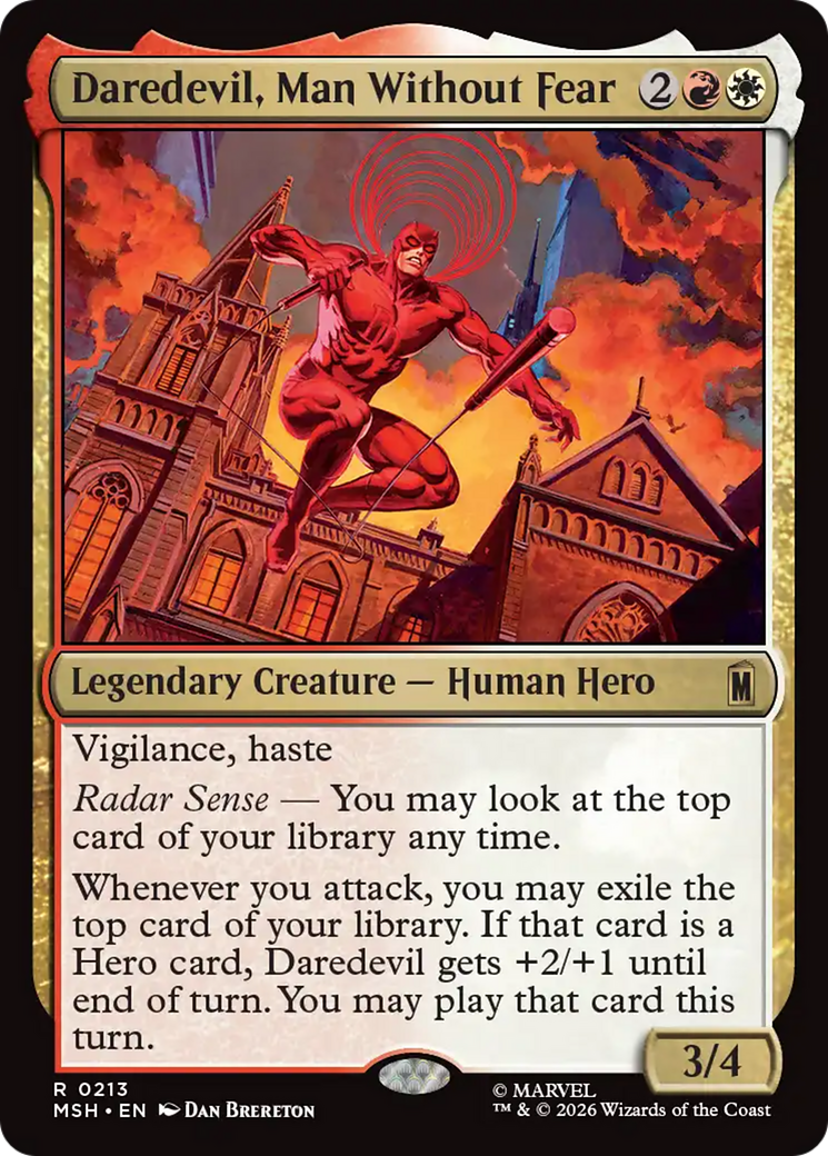 Daredevil, Man Without Fear [Marvel Super Heroes] | Shuffle n Cut Hobbies & Games