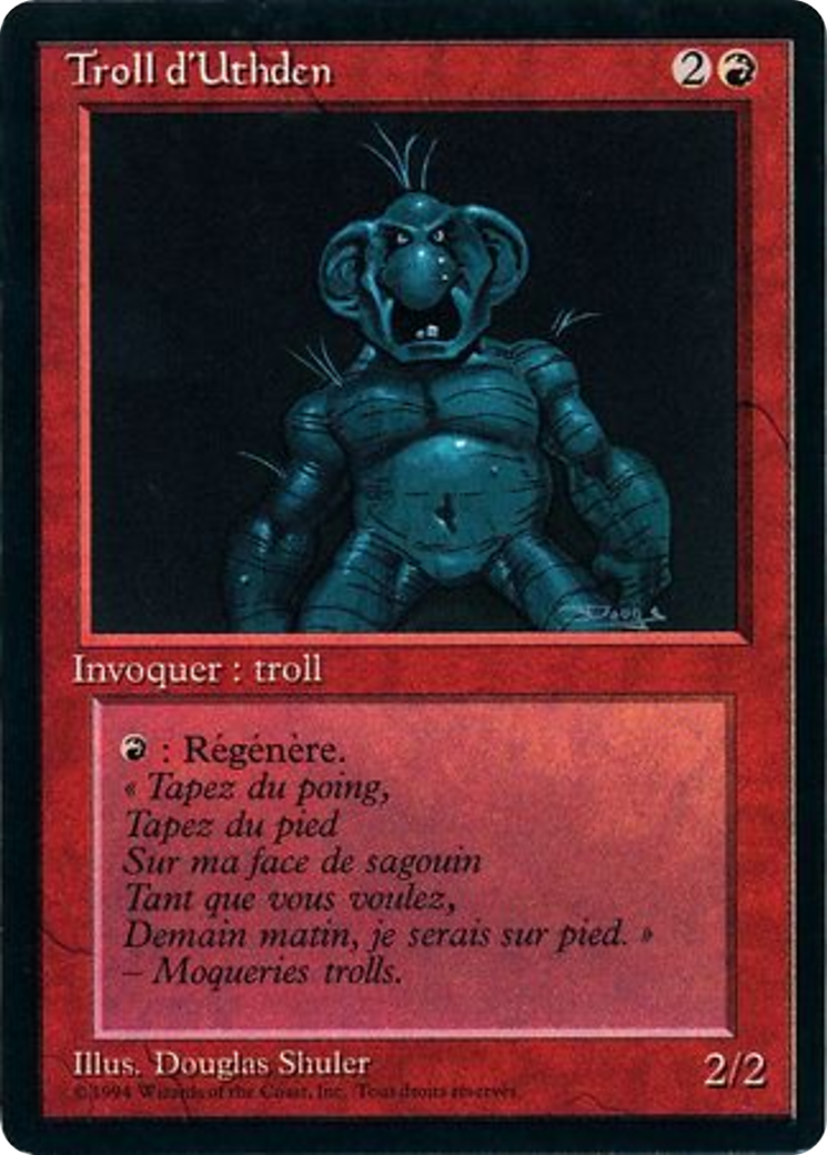 Uthden Troll [Foreign Black Border] | Shuffle n Cut Hobbies & Games