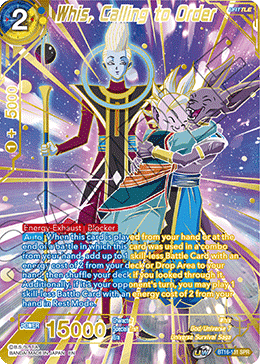 Whis, Calling to Order (SPR) (BT16-131) [Realm of the Gods] | Shuffle n Cut Hobbies & Games