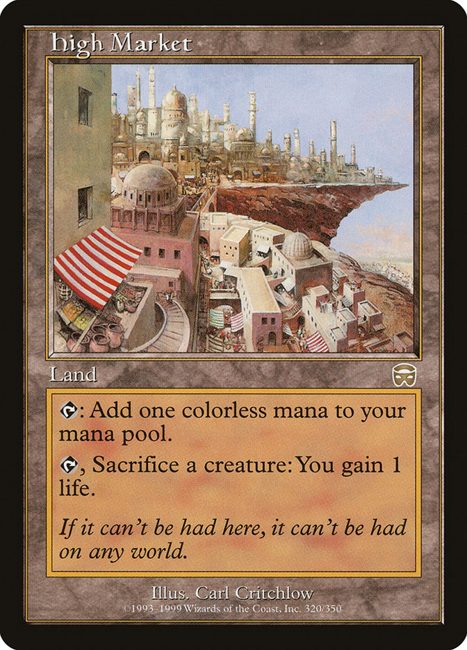 High Market [Mercadian Masques] | Shuffle n Cut Hobbies & Games