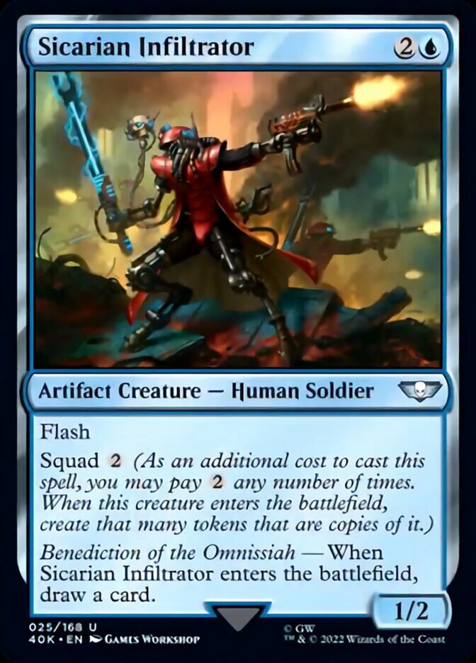 Sicarian Infiltrator (Surge Foil) [Warhammer 40,000] | Shuffle n Cut Hobbies & Games