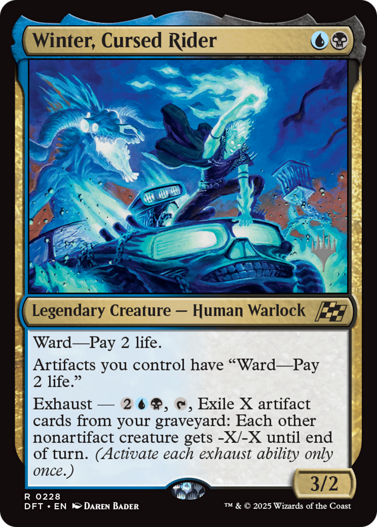 Winter, Cursed Rider (Promo Pack) [Aetherdrift Promos] | Shuffle n Cut Hobbies & Games