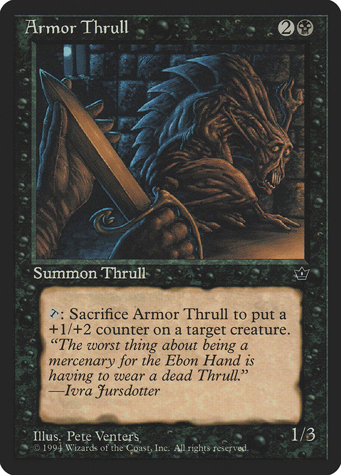 Armor Thrull (Pete Venters) [Fallen Empires] | Shuffle n Cut Hobbies & Games