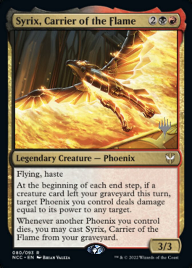 Syrix, Carrier of the Flame (Promo Pack) [Streets of New Capenna Commander Promos] | Shuffle n Cut Hobbies & Games