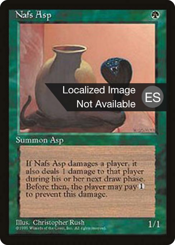 Nafs Asp [Fourth Edition Foreign Black Border] | Shuffle n Cut Hobbies & Games