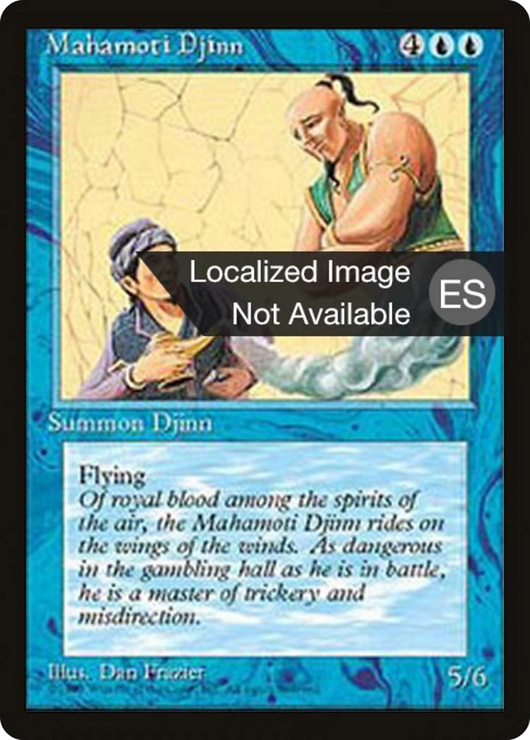 Mahamoti Djinn [Fourth Edition Foreign Black Border] | Shuffle n Cut Hobbies & Games