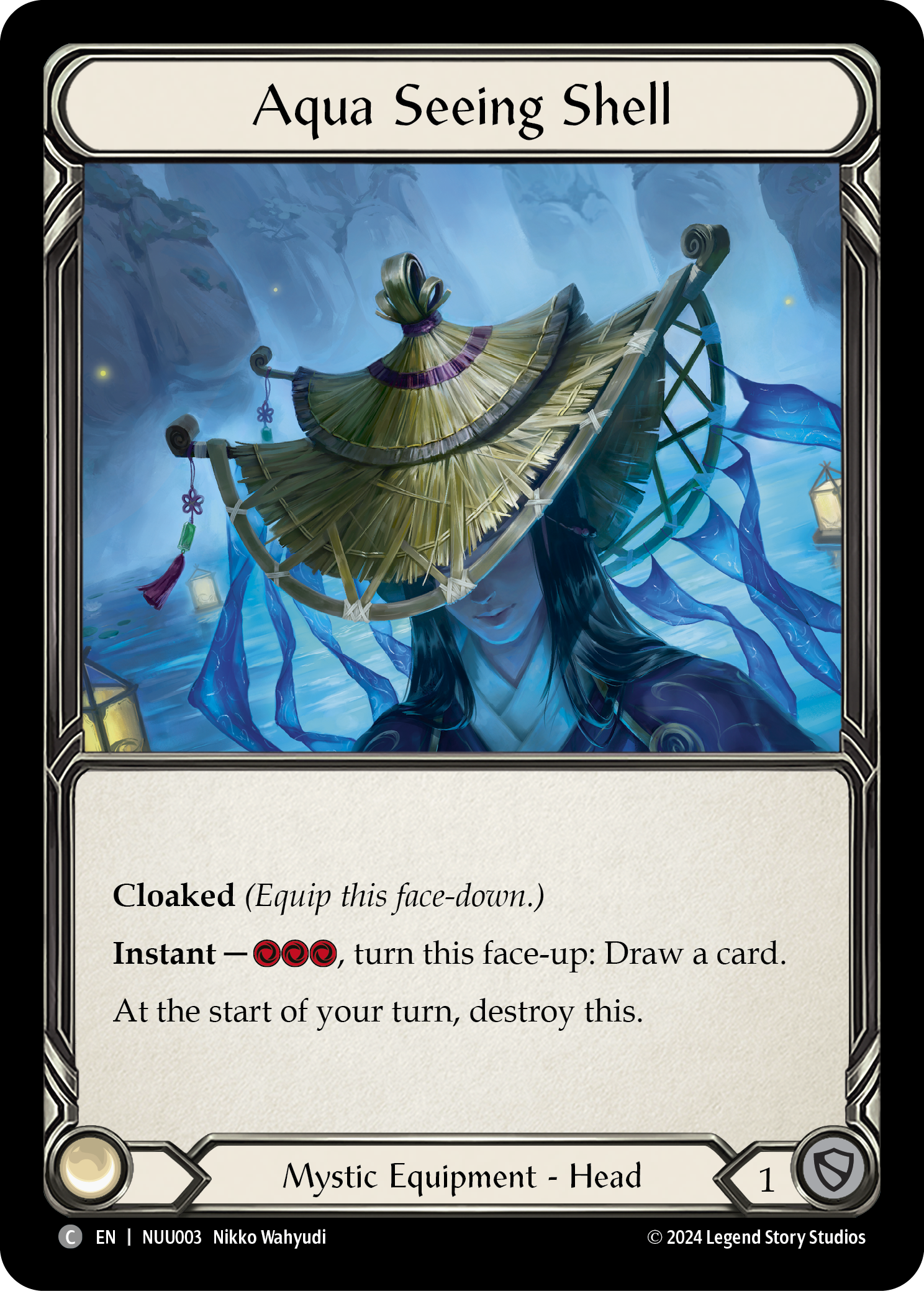 Aqua Seeing Shell [NUU003] (Part the Mistveil Nuu Blitz Deck) | Shuffle n Cut Hobbies & Games