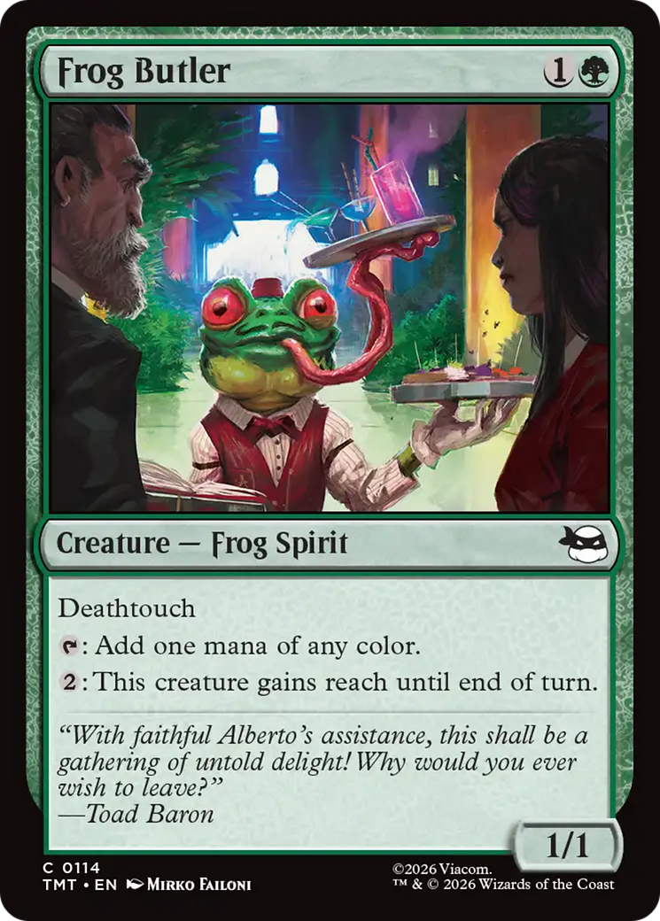 Frog Butler [Teenage Mutant Ninja Turtles] | Shuffle n Cut Hobbies & Games