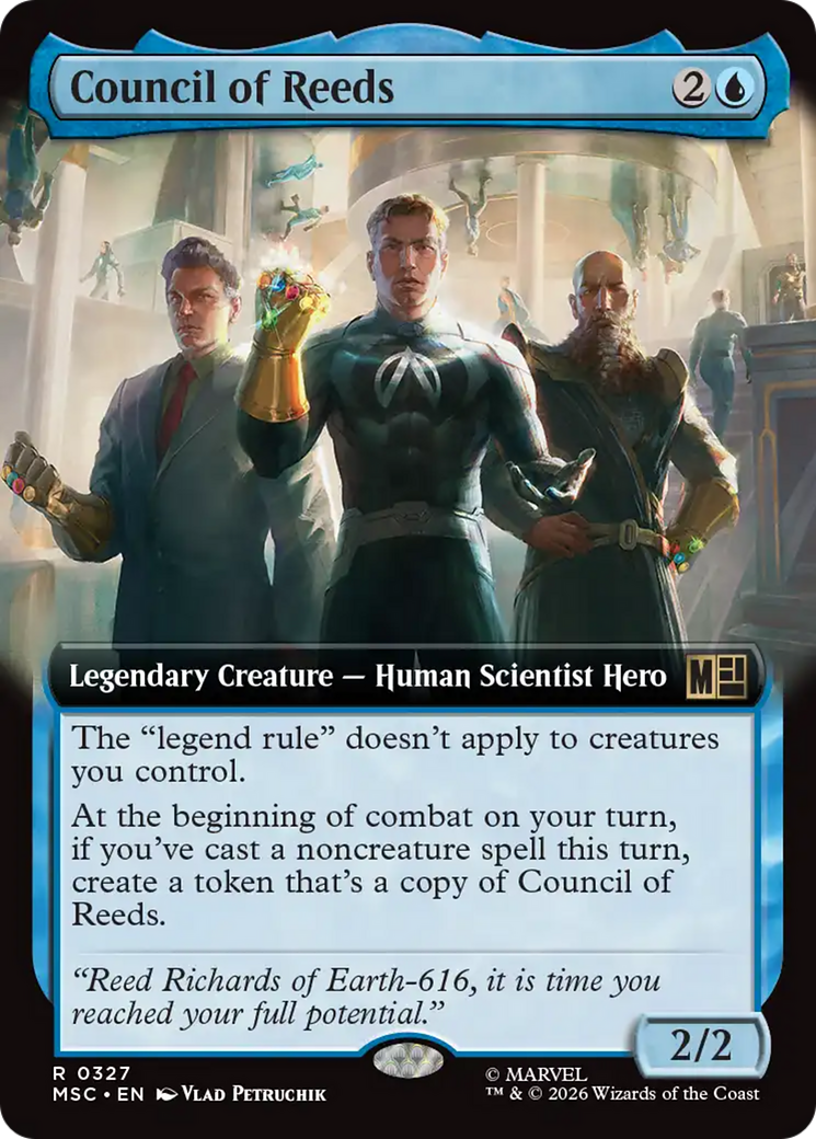 Council of Reeds (Extended Art) [Marvel Super Heroes Commander] | Shuffle n Cut Hobbies & Games