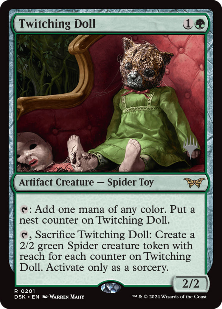 Twitching Doll (Promo Pack) [Duskmourn: House of Horror Promos] | Shuffle n Cut Hobbies & Games