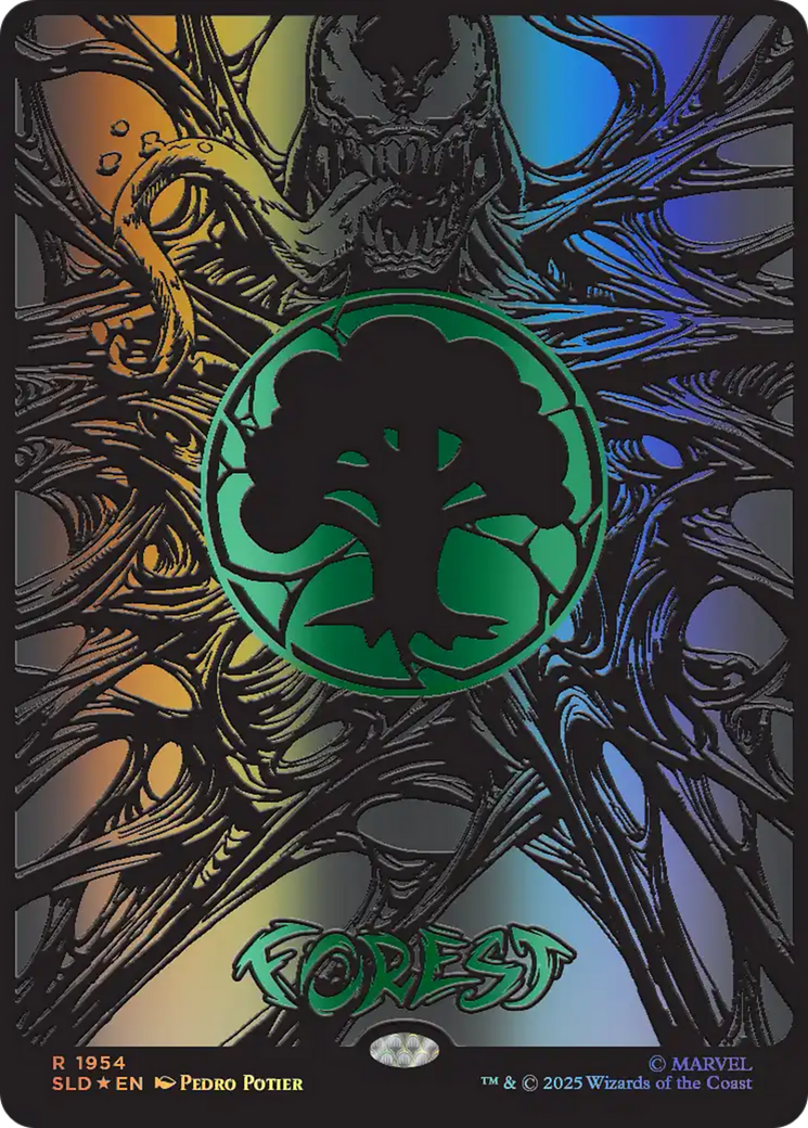 Forest (1954) (Raised Foil) [Secret Lair Drop Series] | Shuffle n Cut Hobbies & Games