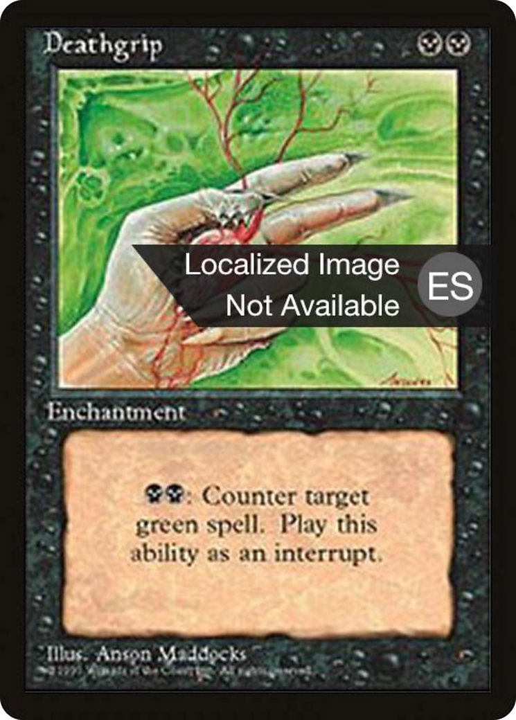 Deathgrip [Fourth Edition Foreign Black Border] | Shuffle n Cut Hobbies & Games