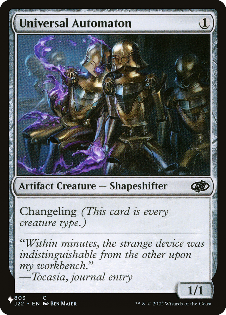 Universal Automaton (J22) [The List] | Shuffle n Cut Hobbies & Games