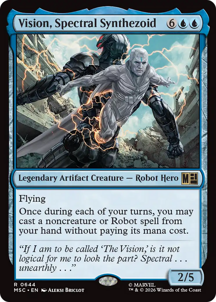 Vision, Spectral Synthezoid [Marvel Super Heroes Commander] | Shuffle n Cut Hobbies & Games