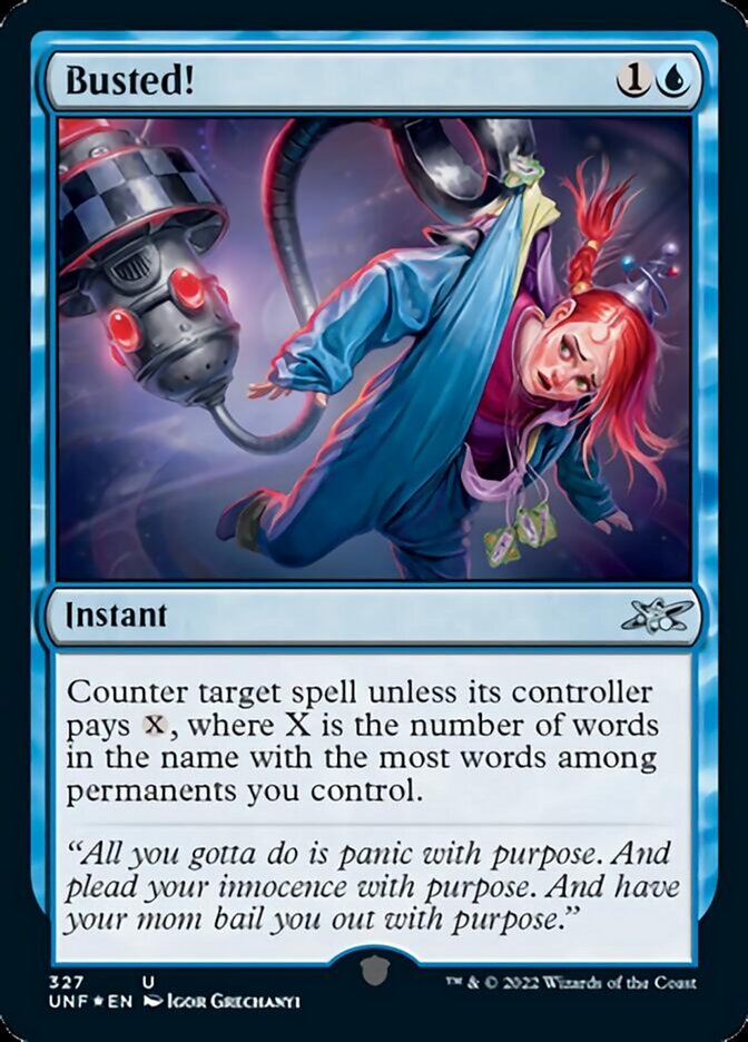 Busted! (Galaxy Foil) [Unfinity] | Shuffle n Cut Hobbies & Games