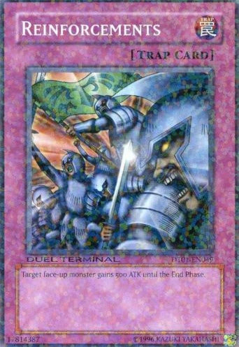 Reinforcements [DT01-EN049] Common | Shuffle n Cut Hobbies & Games