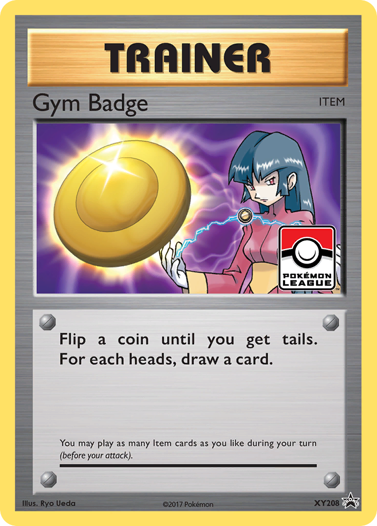 Gym Badge (XY208) (Sabrina) [XY: Black Star Promos] | Shuffle n Cut Hobbies & Games