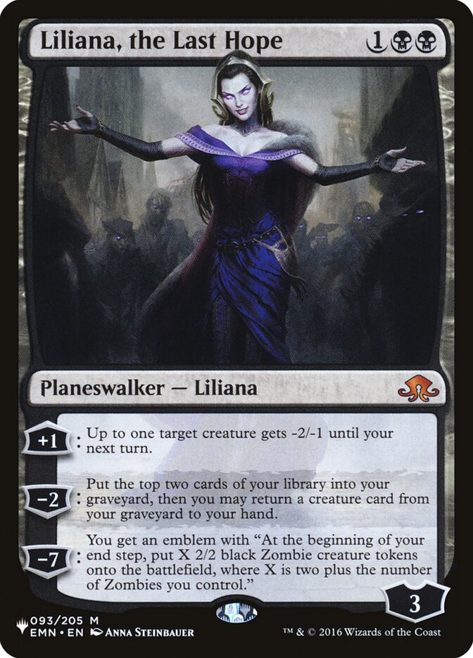 Liliana, the Last Hope [The List] | Shuffle n Cut Hobbies & Games