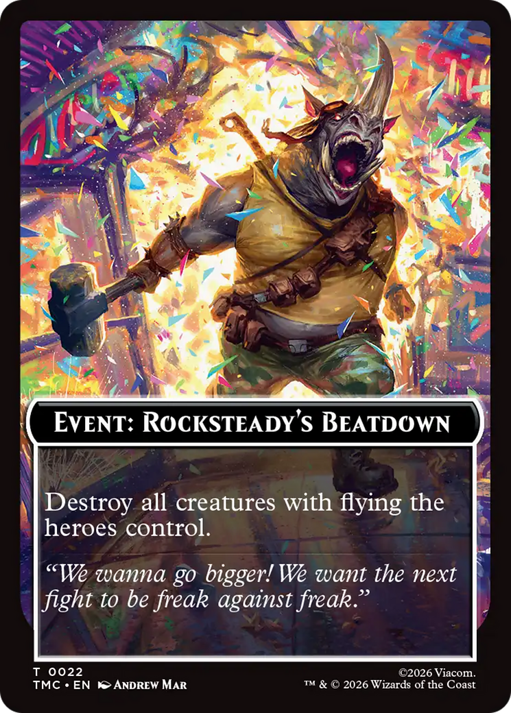 Event: Rocksteady's Beatdown [Teenage Mutant Ninja Turtles Commander Tokens] | Shuffle n Cut Hobbies & Games