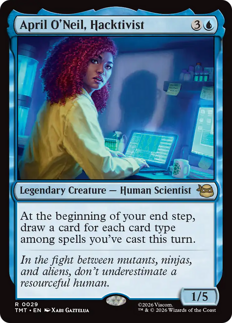 April O'Neil, Hacktivist [Teenage Mutant Ninja Turtles] | Shuffle n Cut Hobbies & Games