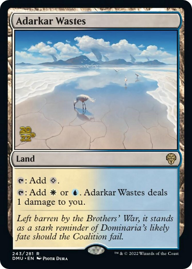 Adarkar Wastes [Dominaria United Prerelease Promos] | Shuffle n Cut Hobbies & Games