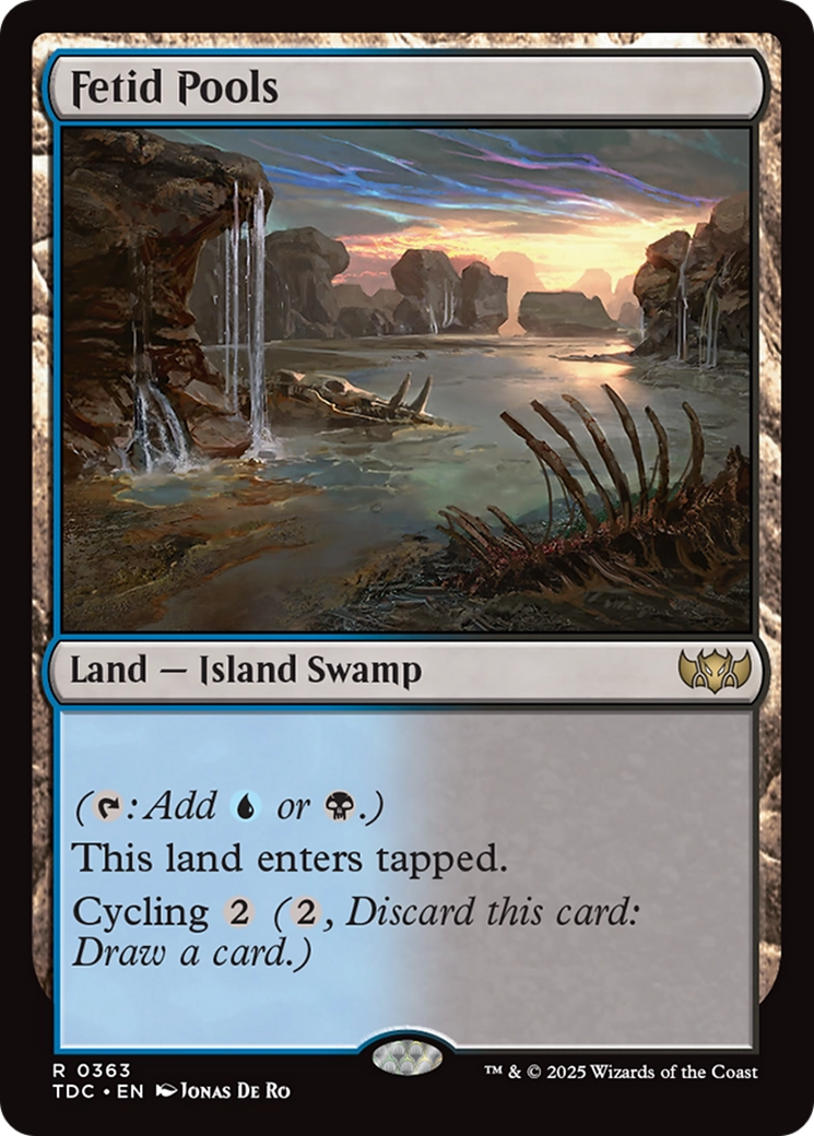 Fetid Pools [Tarkir: Dragonstorm Commander] | Shuffle n Cut Hobbies & Games