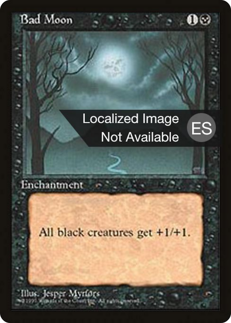 Bad Moon [Fourth Edition Foreign Black Border] | Shuffle n Cut Hobbies & Games