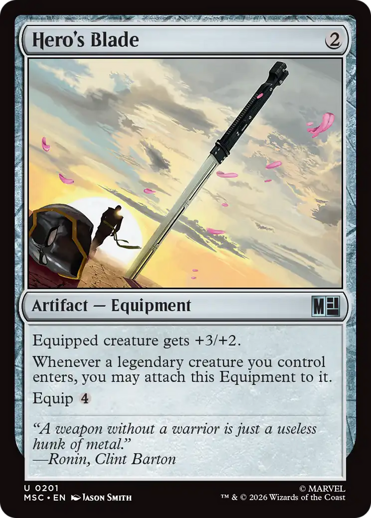 Hero's Blade [Marvel Super Heroes Commander] | Shuffle n Cut Hobbies & Games