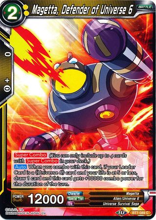 Magetta, Defender of Universe 6 (BT7-089) [Assault of the Saiyans] | Shuffle n Cut Hobbies & Games
