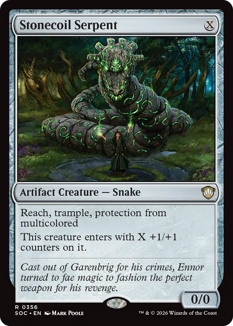 Stonecoil Serpent [Secrets of Strixhaven Commander] | Shuffle n Cut Hobbies & Games