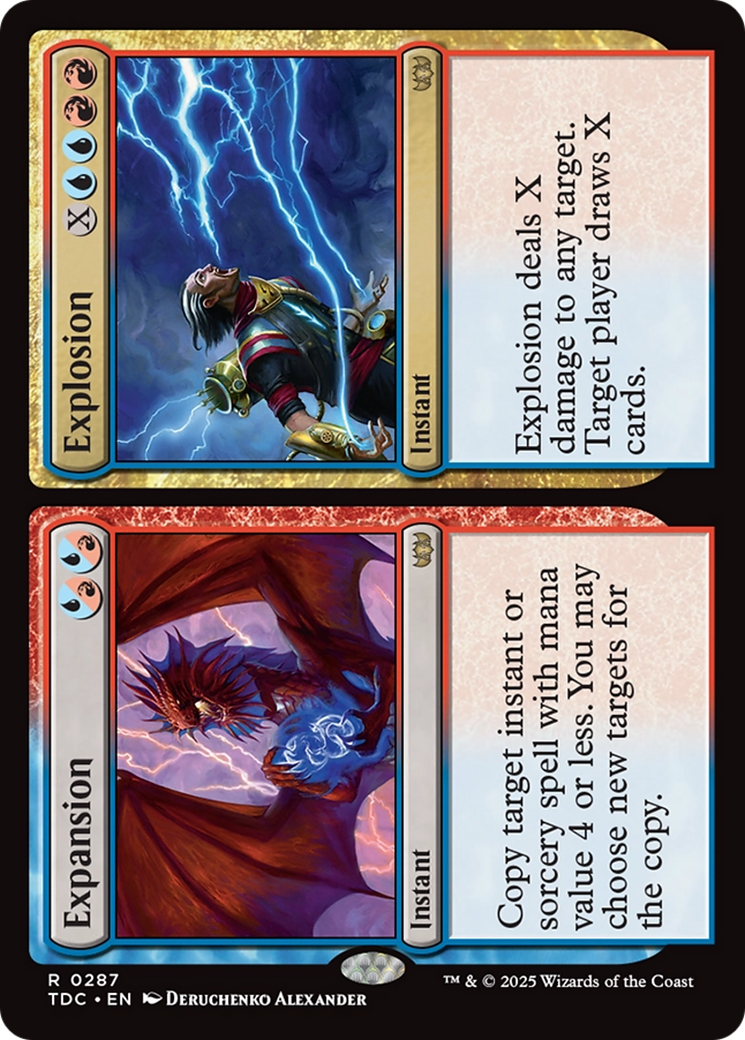 Expansion // Explosion [Tarkir: Dragonstorm Commander] | Shuffle n Cut Hobbies & Games
