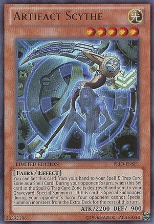 Artifact Scythe [PRIO-ENSP1] Ultra Rare | Shuffle n Cut Hobbies & Games