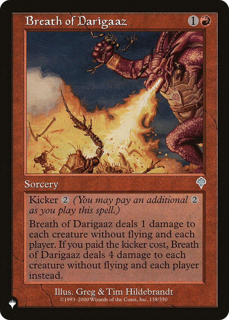 Breath of Darigaaz [The List] | Shuffle n Cut Hobbies & Games