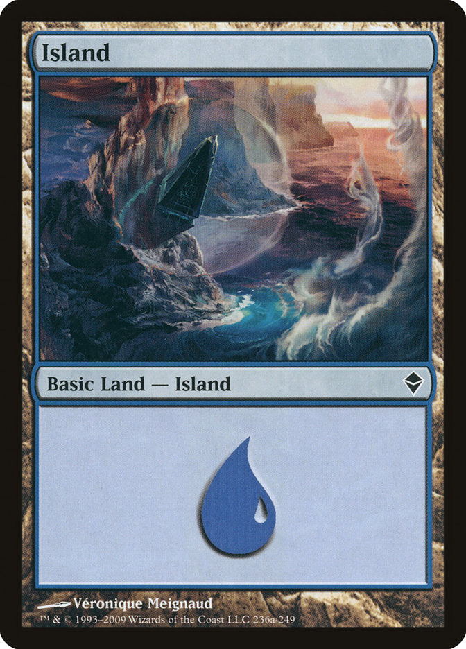 Island (236a) [Zendikar] | Shuffle n Cut Hobbies & Games