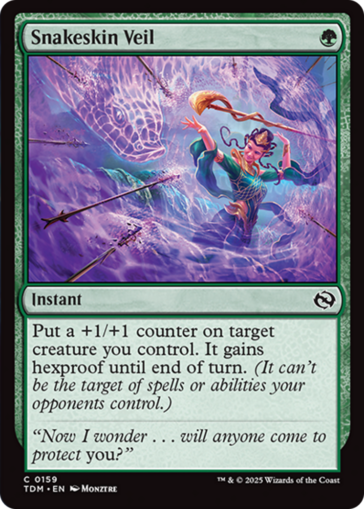 Snakeskin Veil [Tarkir: Dragonstorm] | Shuffle n Cut Hobbies & Games