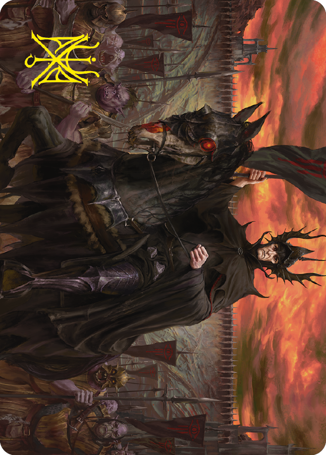 The Mouth of Sauron Art Card (Gold-Stamped Signature) [The Lord of the Rings: Tales of Middle-earth Art Series] | Shuffle n Cut Hobbies & Games