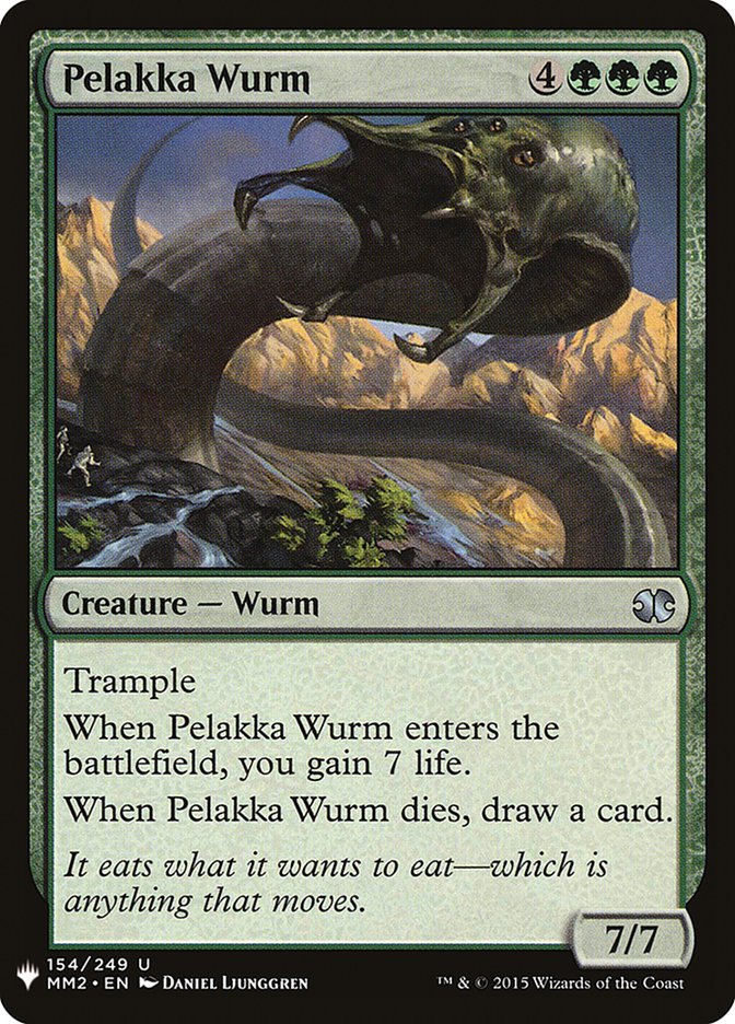 Pelakka Wurm [Mystery Booster] | Shuffle n Cut Hobbies & Games