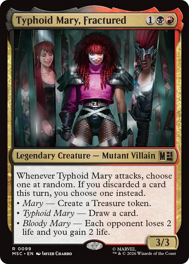 Typhoid Mary, Fractured (Surge Foil) [Marvel Super Heroes Commander] | Shuffle n Cut Hobbies & Games