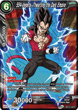 SS4 Vegeta, Thwarting the Dark Empire (Rare) (BT13-130) [Supreme Rivalry] | Shuffle n Cut Hobbies & Games