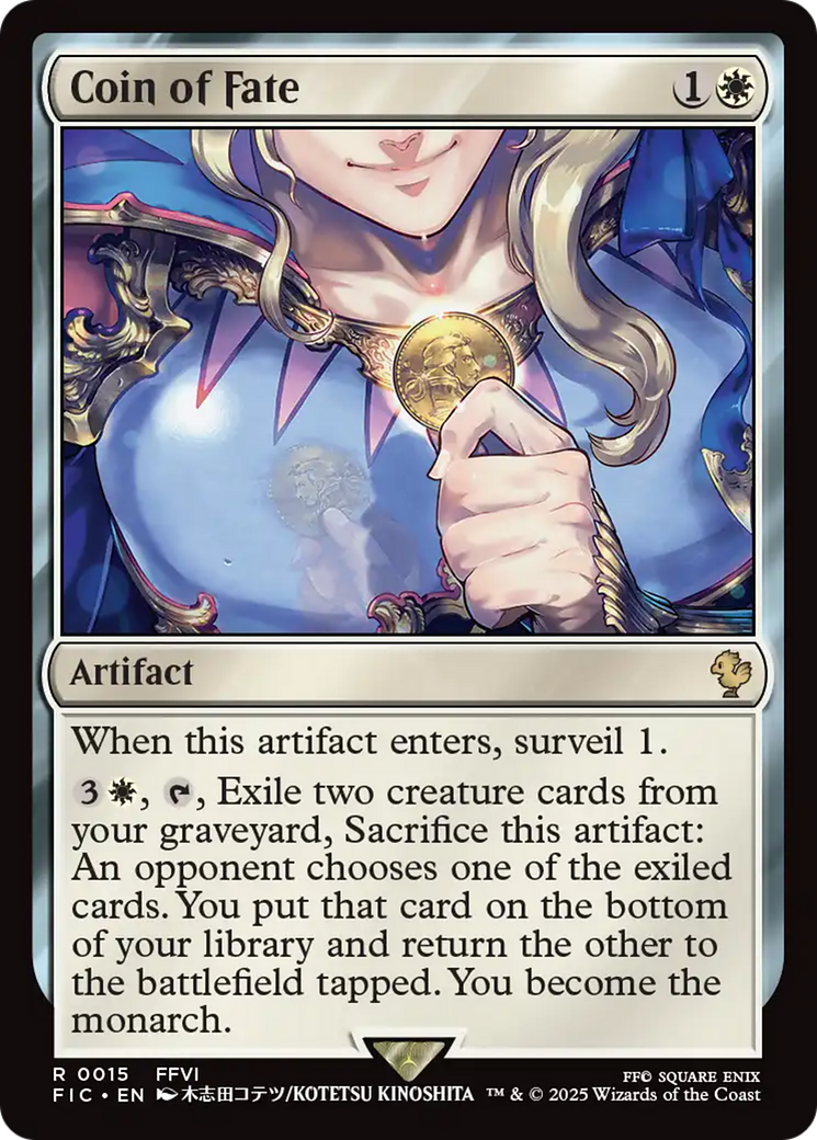 Coin of Fate [FINAL FANTASY Commander] | Shuffle n Cut Hobbies & Games
