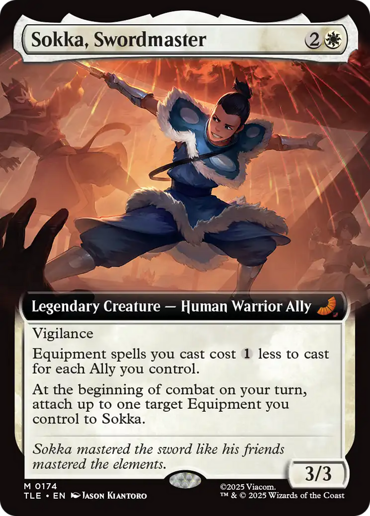 Sokka, Swordmaster (Extended Art) [Avatar: The Last Airbender: Eternal-Legal] | Shuffle n Cut Hobbies & Games