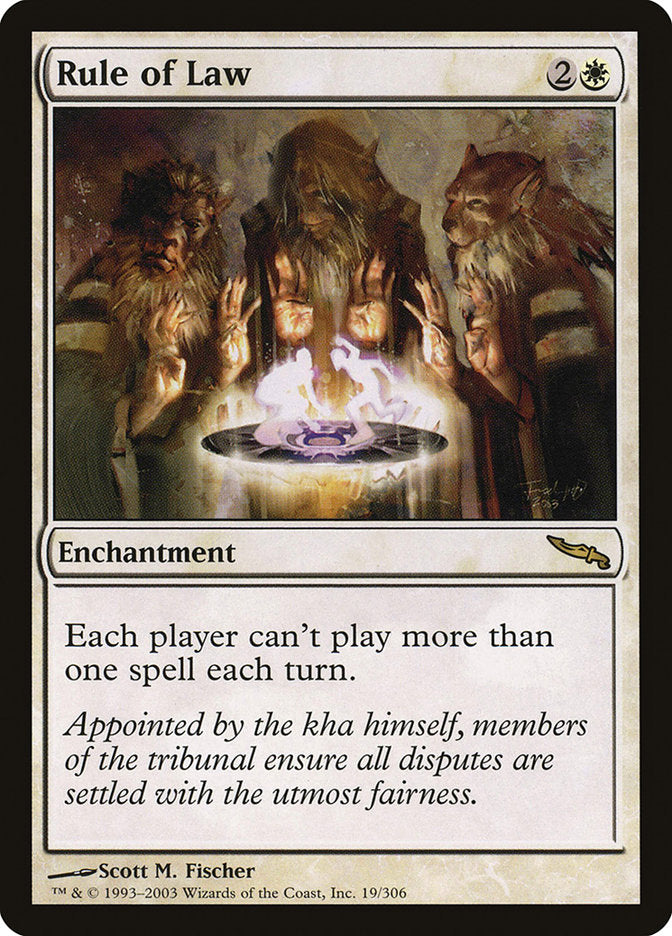 Rule of Law [Mirrodin] | Shuffle n Cut Hobbies & Games