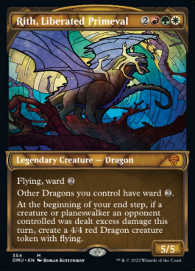 Rith, Liberated Primeval (Showcase Textured) [Dominaria United] | Shuffle n Cut Hobbies & Games